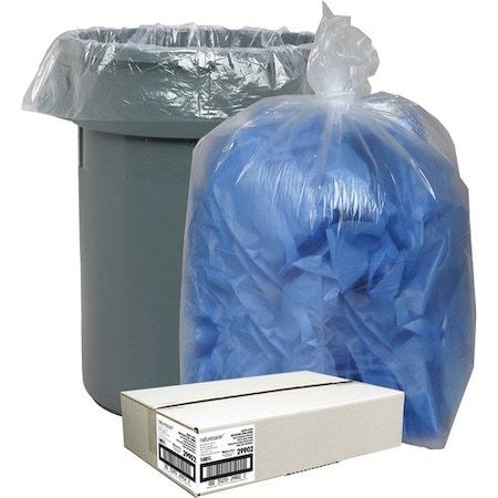 Nature Saver BAGS, RECYCLED TRASH 55GAL, 100PK NAT29902